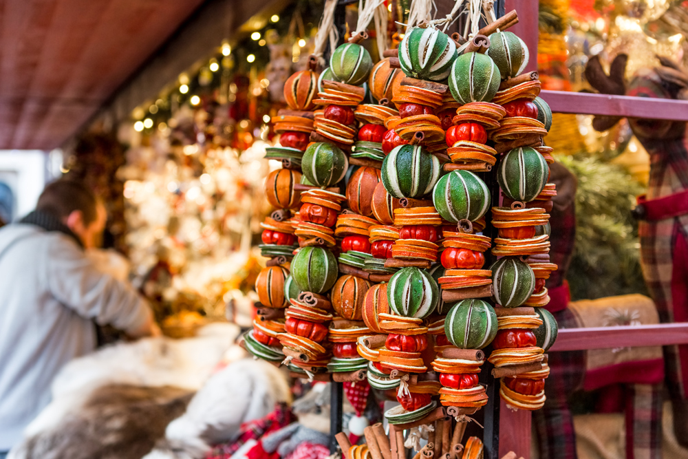 Snacks from a Christmas market