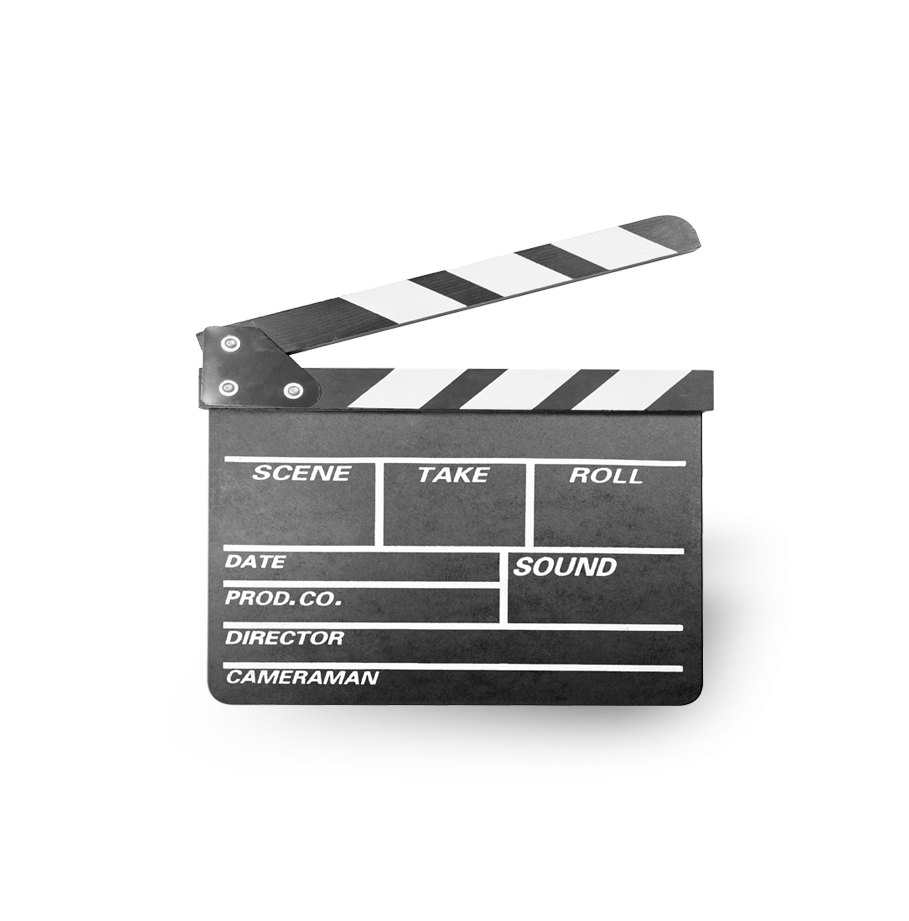 Movie clapperboard